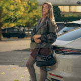 Noelia-Tasche aus gewebtem Leder