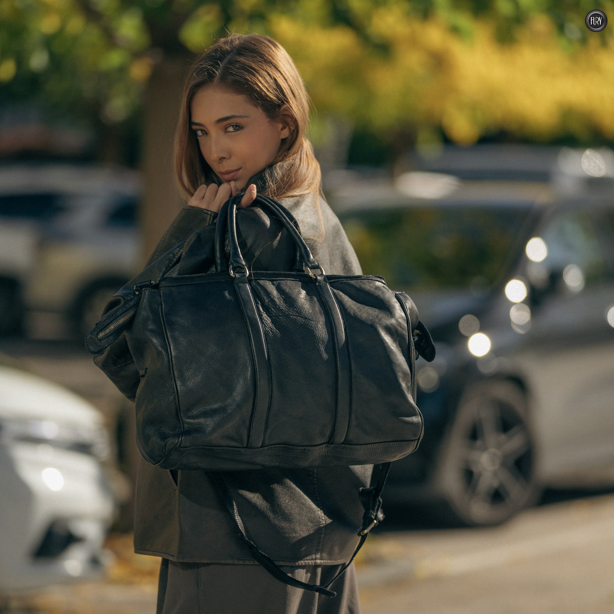 Virgilio Reisetasche aus Leder