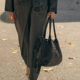 Caterina Riva gewebte Ledertasche