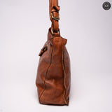 Sandige Ledertasche