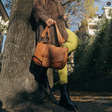 Antea gewebte Lederhandtasche