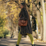 Antea gewebte Lederhandtasche