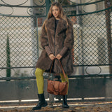 Antea gewebte Lederhandtasche