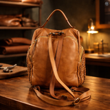 Volterra Hintergrund in gewebter Leder