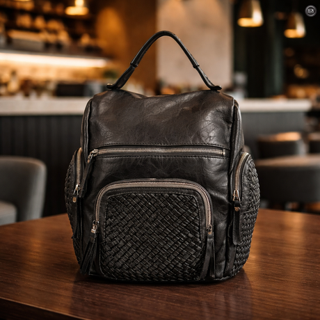 Volterra Hintergrund in gewebter Leder