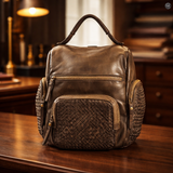 Volterra Hintergrund in gewebter Leder