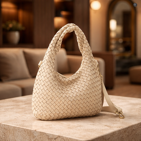 Livia Tasche aus gewebtem Leder