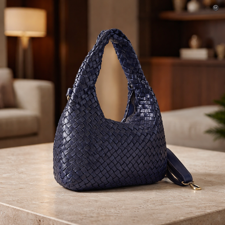 Livia Tasche aus gewebtem Leder