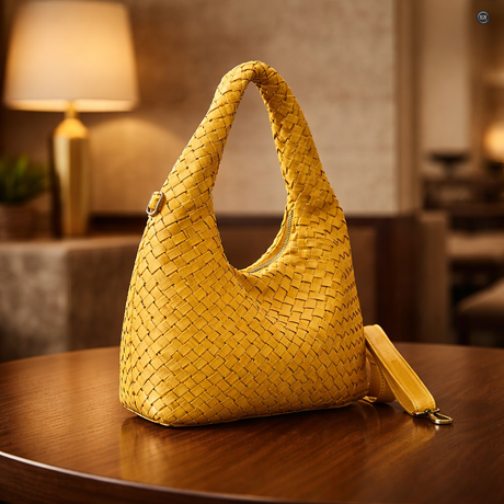 Livia Tasche aus gewebtem Leder