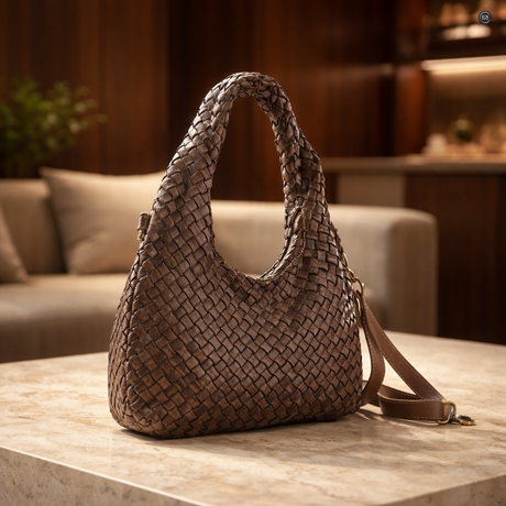 Livia Tasche aus gewebtem Leder