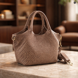 Borsa Nola Maxi in pelle intrecciata