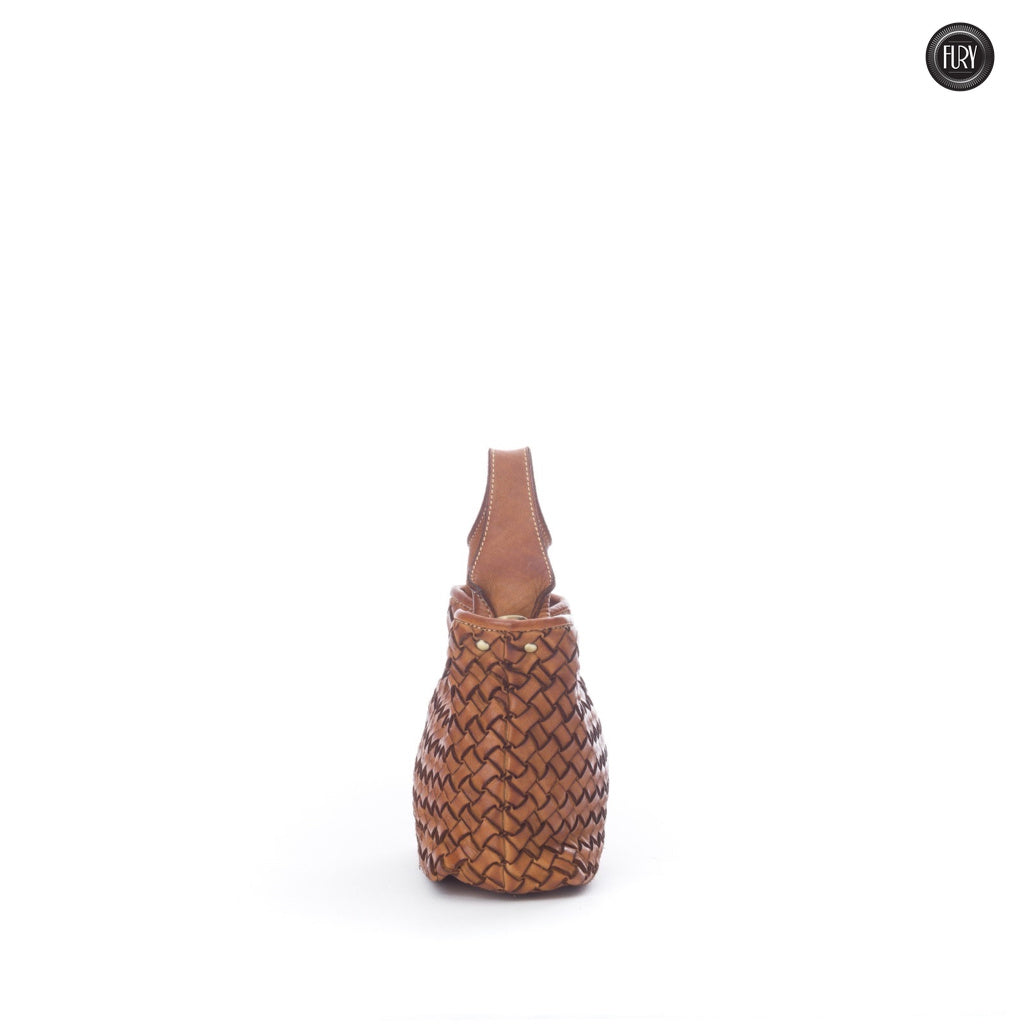 Sibilla Handtasche aus gewebtem Leder