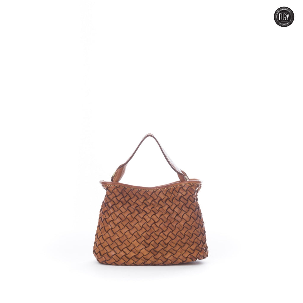 Sibilla Handtasche aus gewebtem Leder