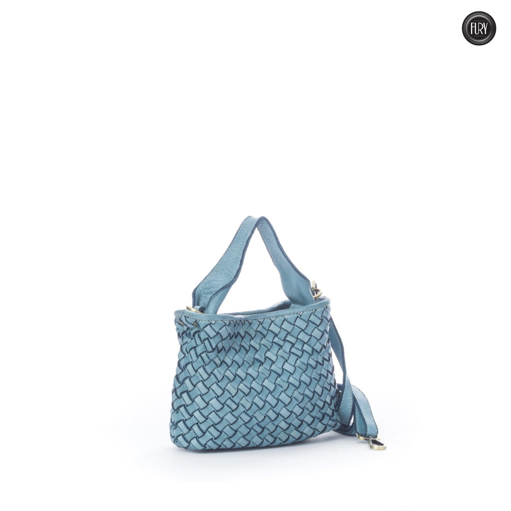 Sibilla Handtasche aus gewebtem Leder