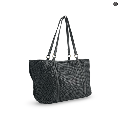 Armonia-Tasche aus gewebtem Leder