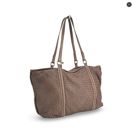 Armonia-Tasche aus gewebtem Leder