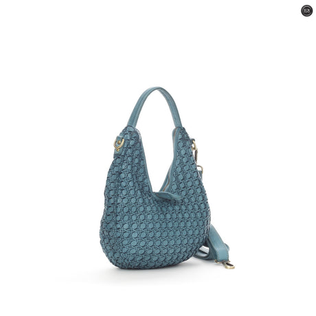 Selene-Tasche aus gewebtem Leder