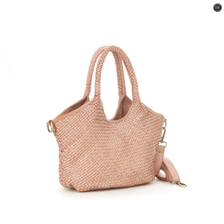 Nola-Tasche aus gewebtem Leder