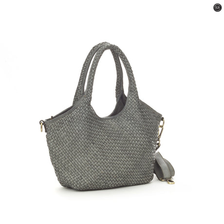Nola-Tasche aus gewebtem Leder