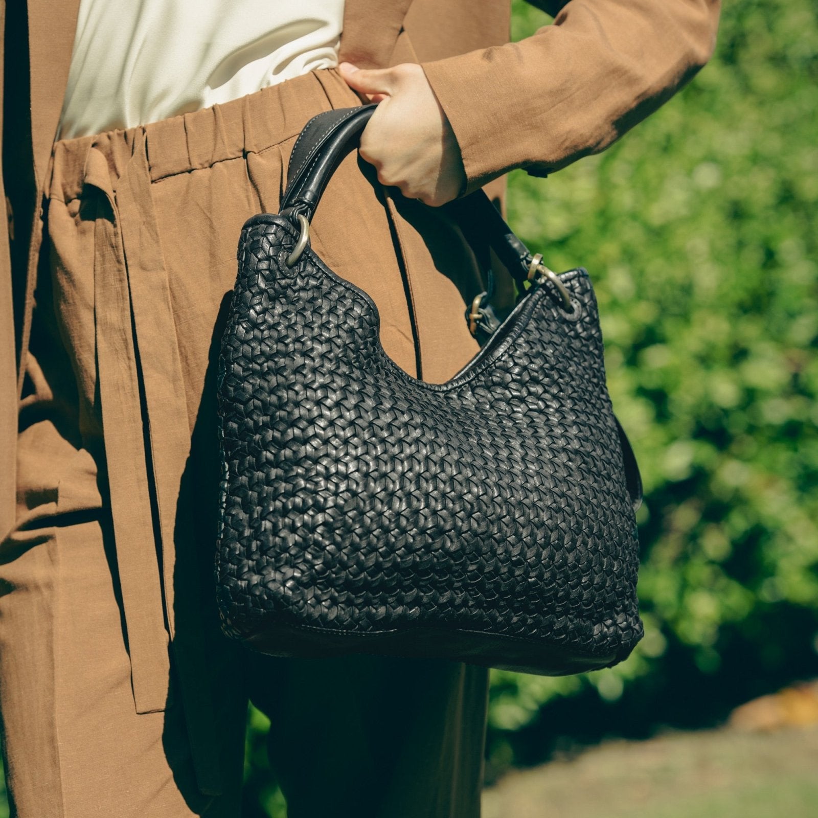 Borsa Altea in pelle intrecciata - Fury