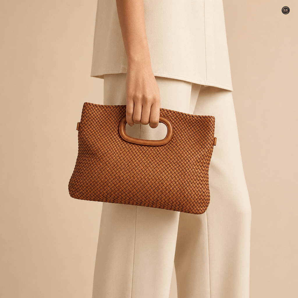 Borsa Artemisia in pelle intrecciata - Fury
