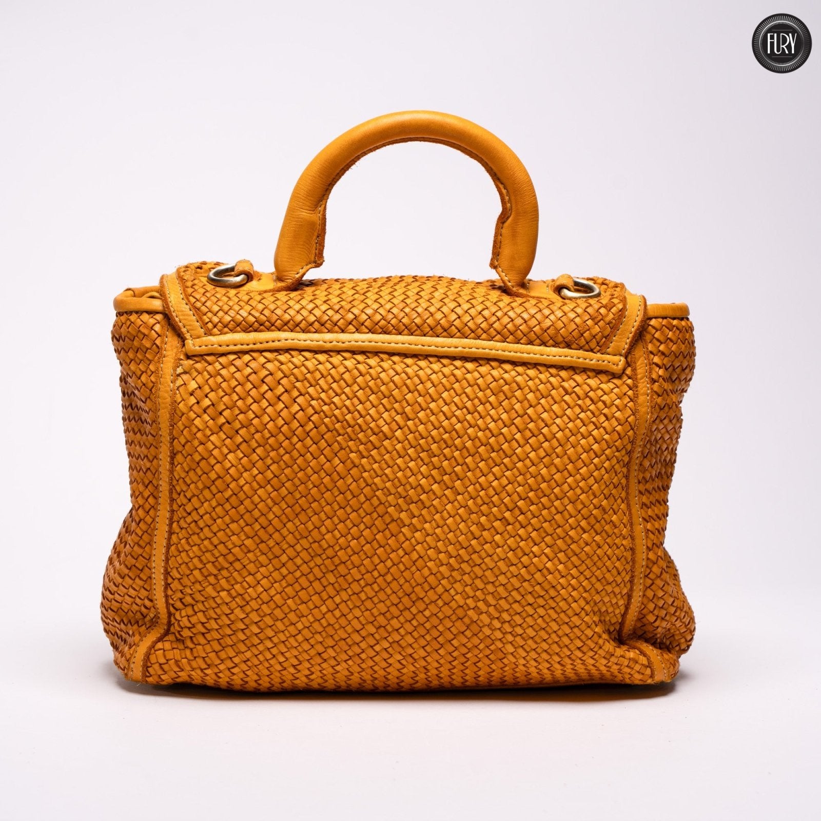 Borsa Camilla in pelle intrecciata - Fury