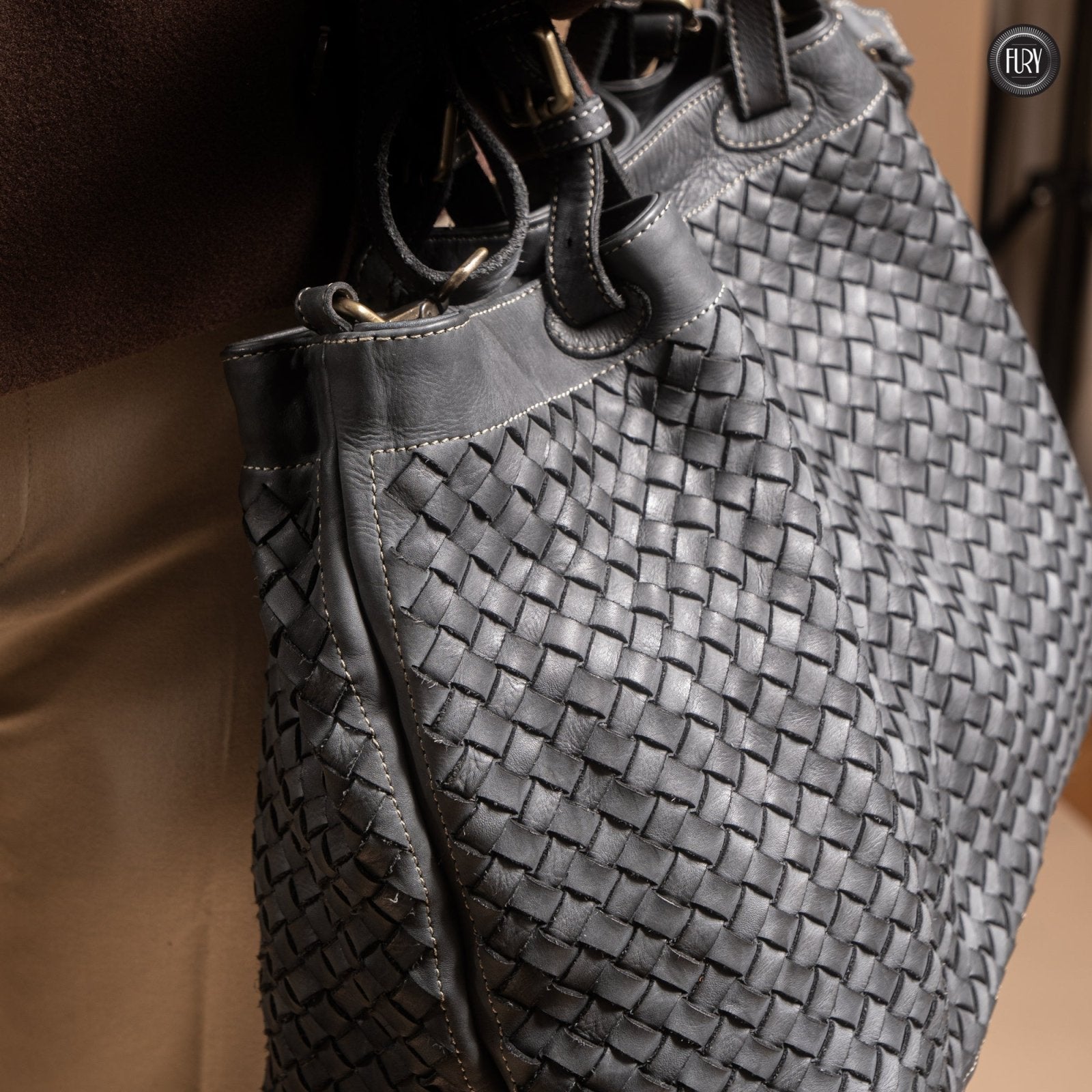 Borsa Caterina Maxi in pelle - Fury