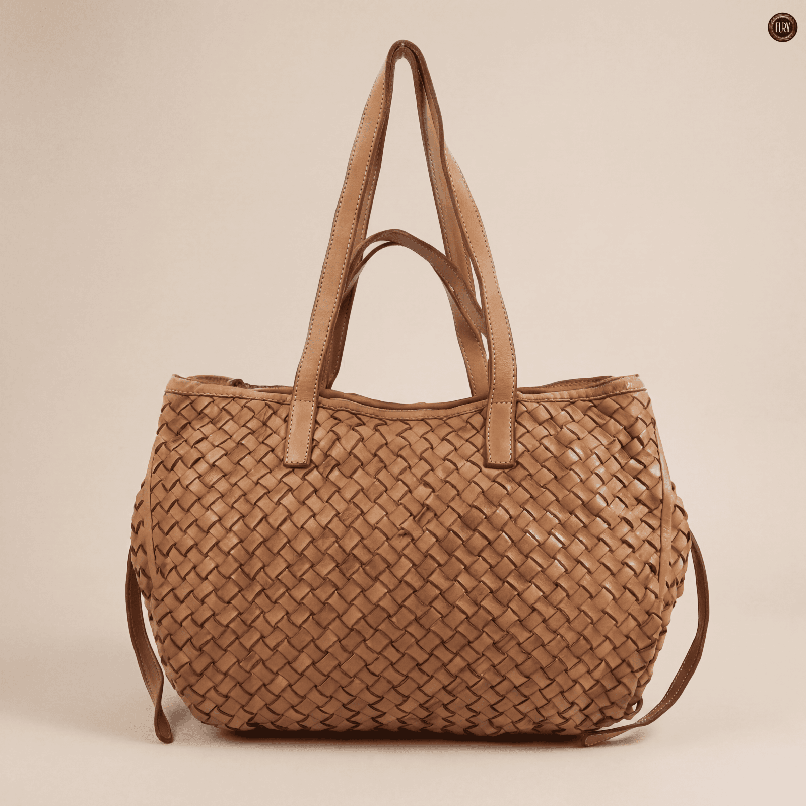 Borsa Flaminia in pelle intrecciata - Fury