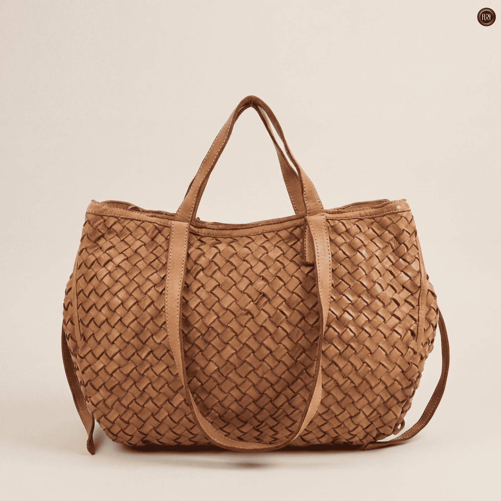 Borsa Flaminia in pelle intrecciata - Fury