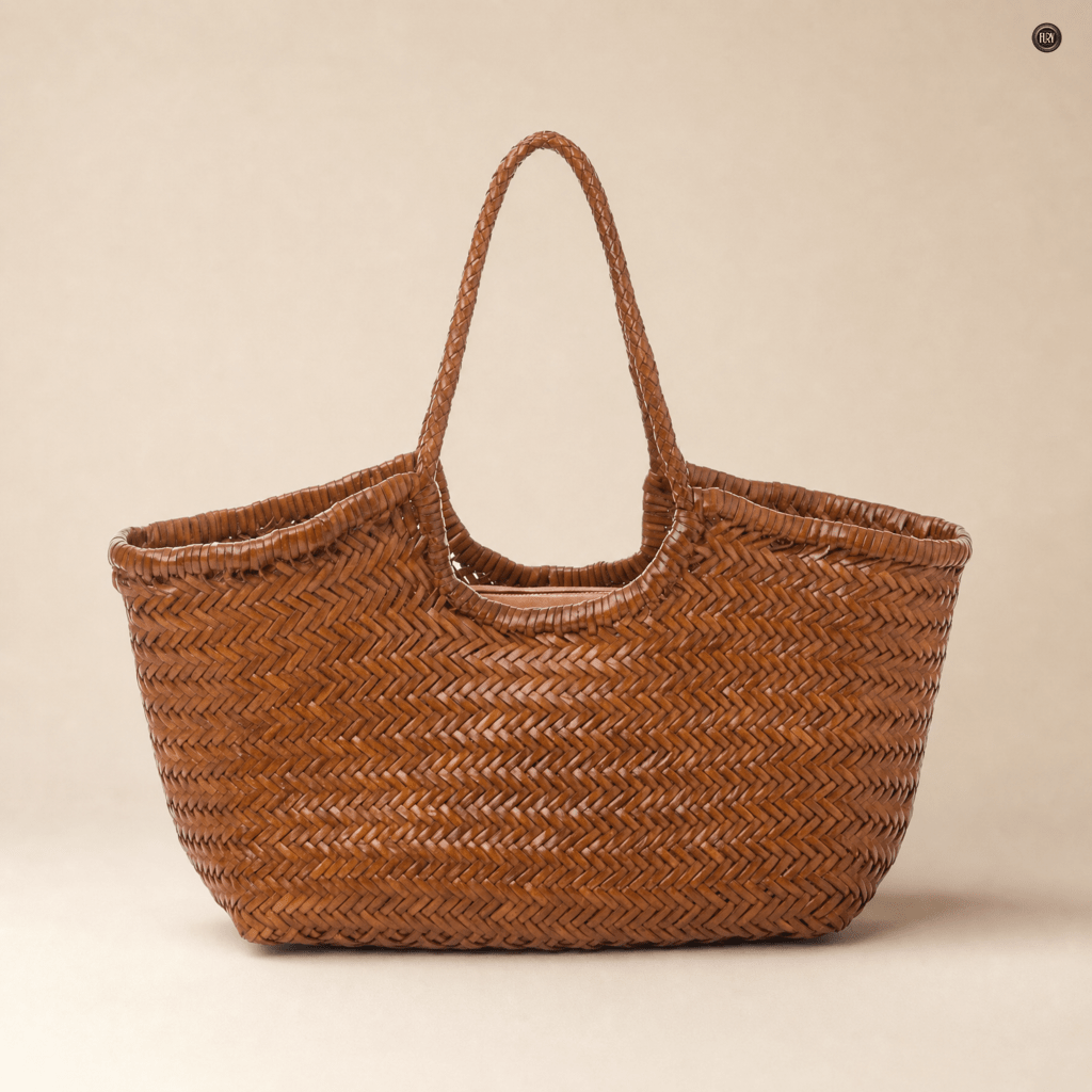 Borsa Gemma in pelle intrecciata - Fury