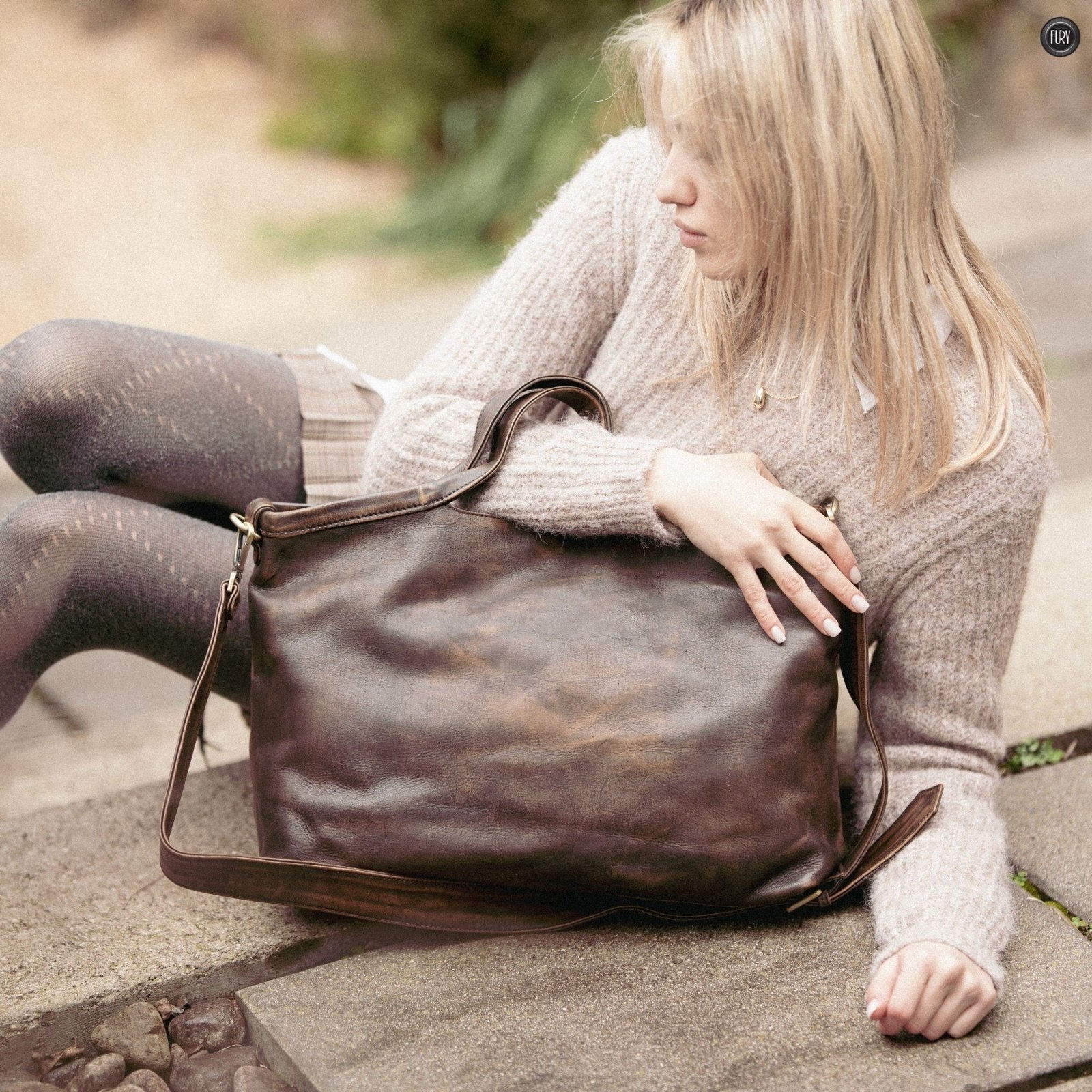 Borsa Heritage 65 in pelle - Edizione limitata - Fury