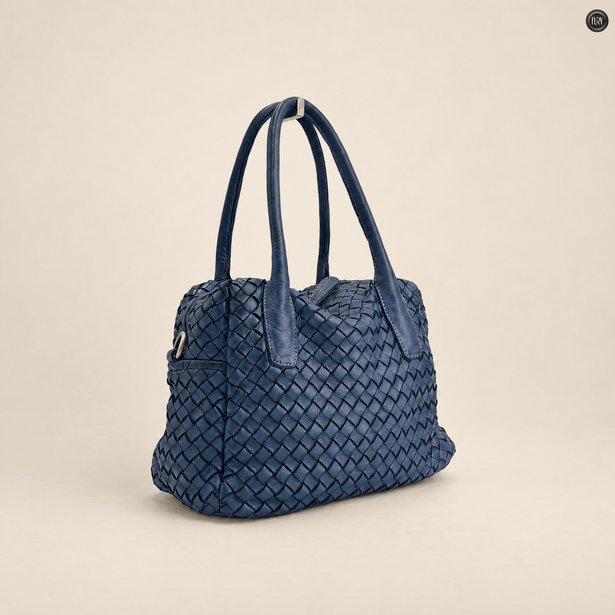 Borsa Lea in pelle intrecciata - Fury