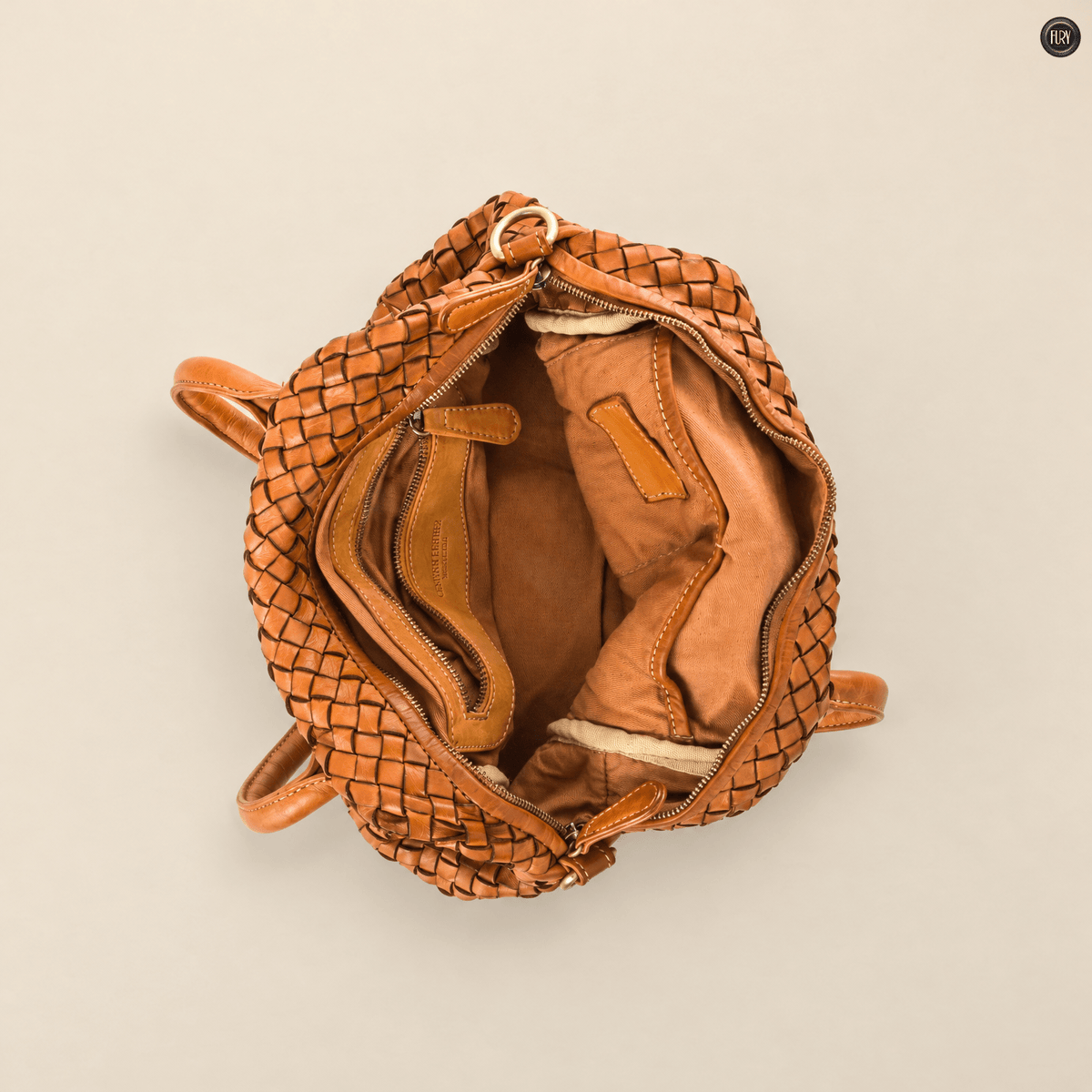 Borsa Lea in pelle intrecciata - Fury