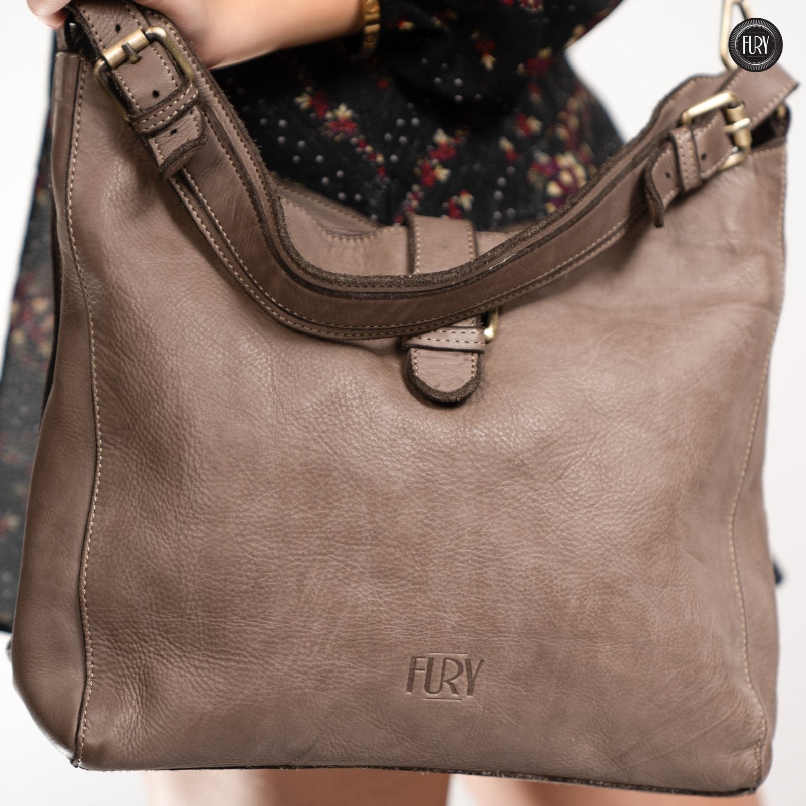 Borsa Sandy in pelle - Fury