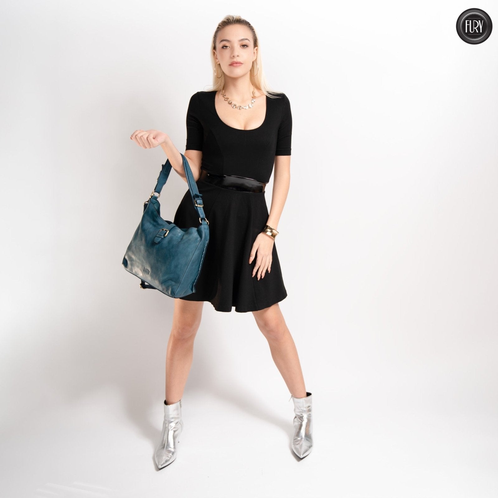 Borsa Sandy in pelle - Fury