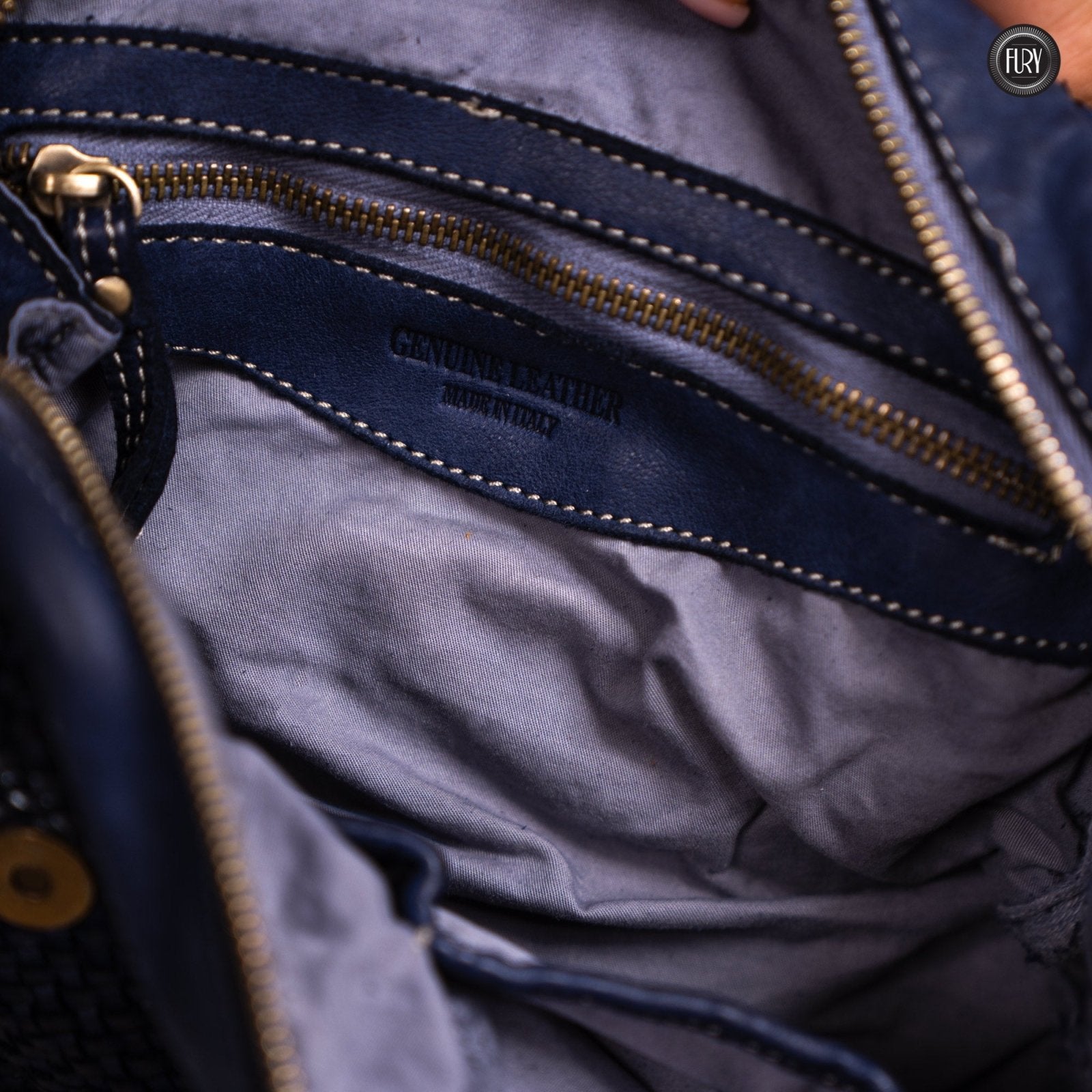 Borsa Siena in pelle intrecciata - Preordine - Fury