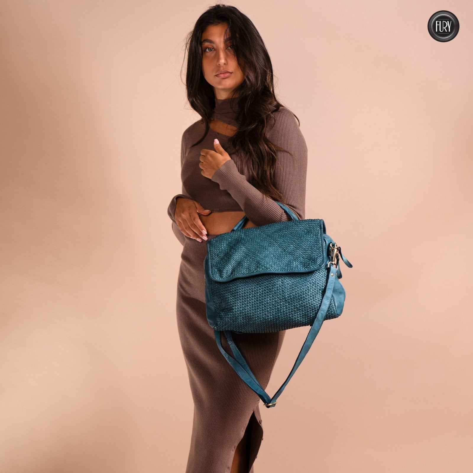 Borsa Siena Maxi in pelle intrecciata - Preordine - Fury
