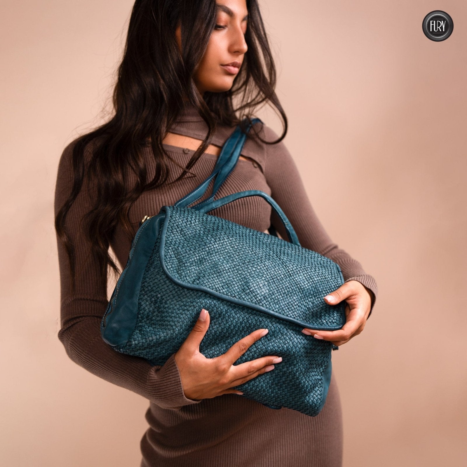 Borsa Siena Maxi in pelle intrecciata - Preordine - Fury
