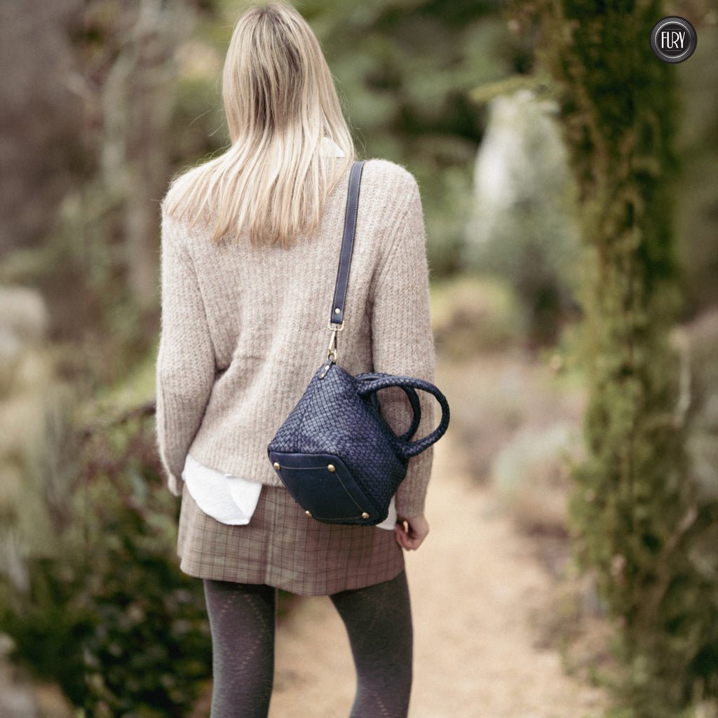 Borsetta Alba in pelle intrecciata - Fury