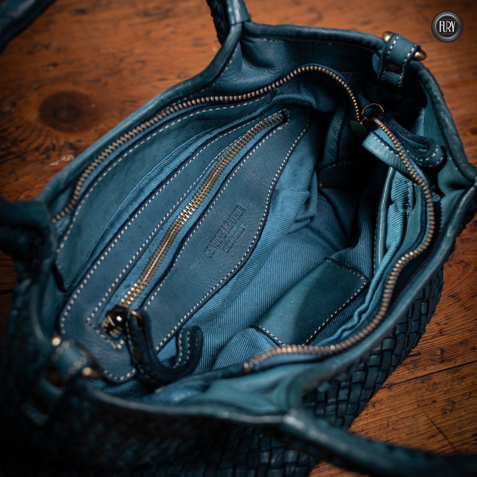 Borsetta Alba in pelle intrecciata - Fury