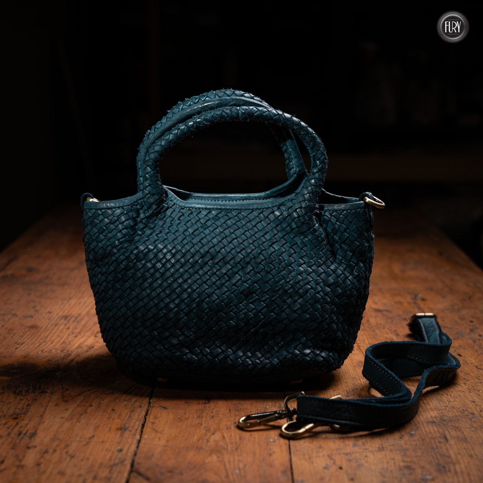 Borsetta Alba in pelle intrecciata - Fury