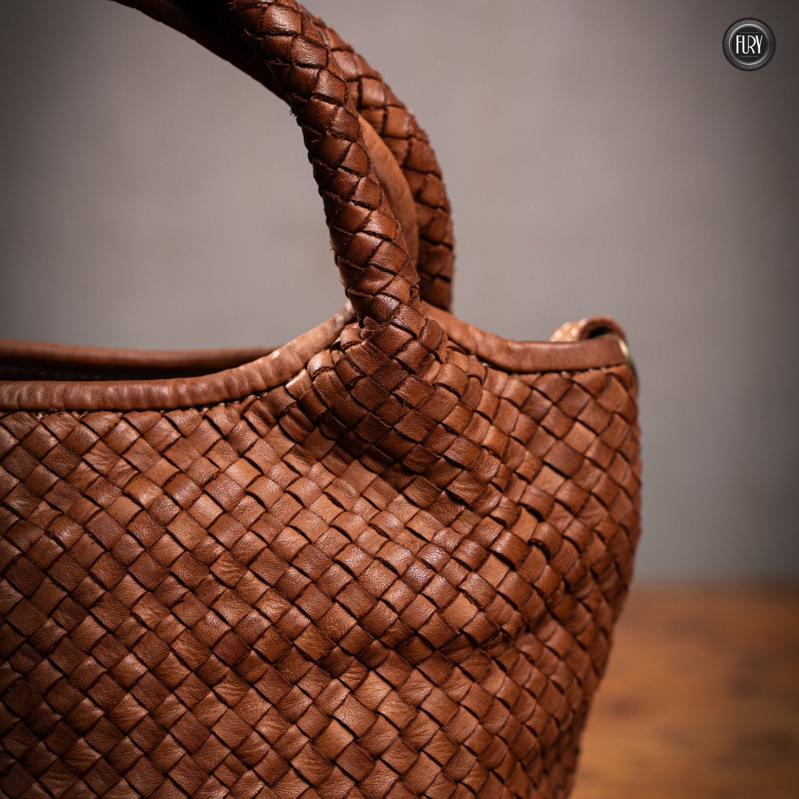 Borsetta Alba in pelle intrecciata - Fury