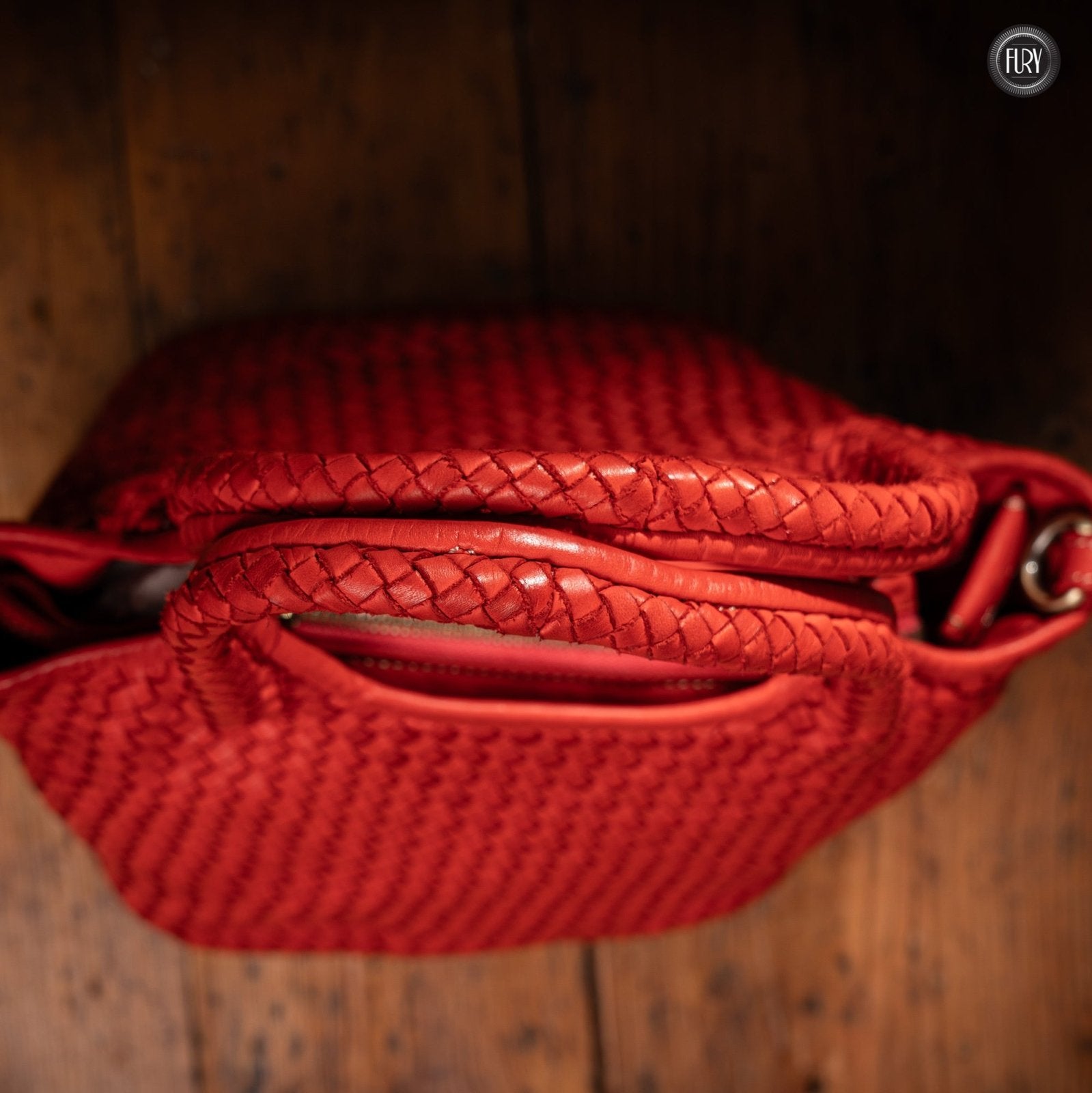 Borsetta Alba in pelle intrecciata - Fury