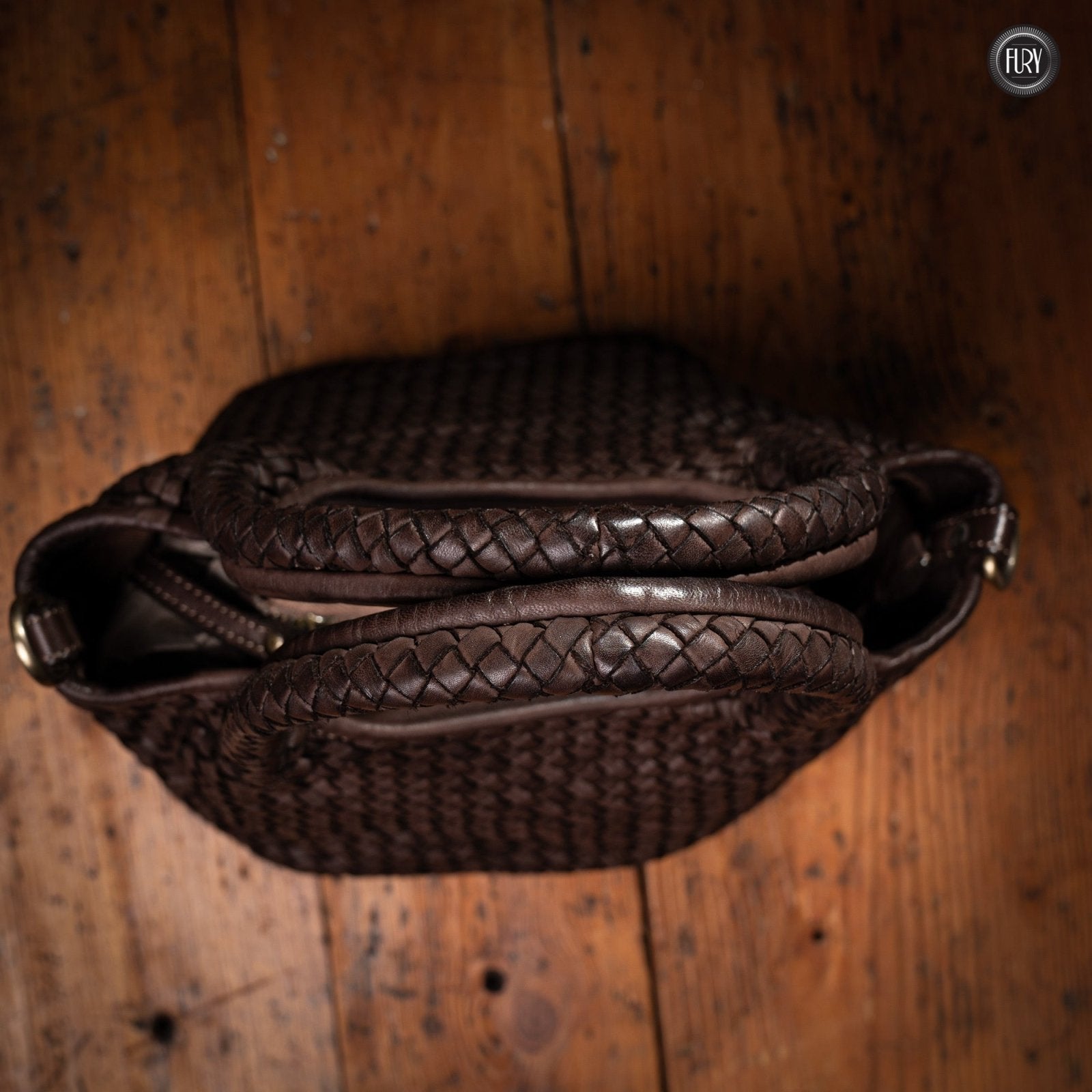 Borsetta Alba in pelle intrecciata - Fury