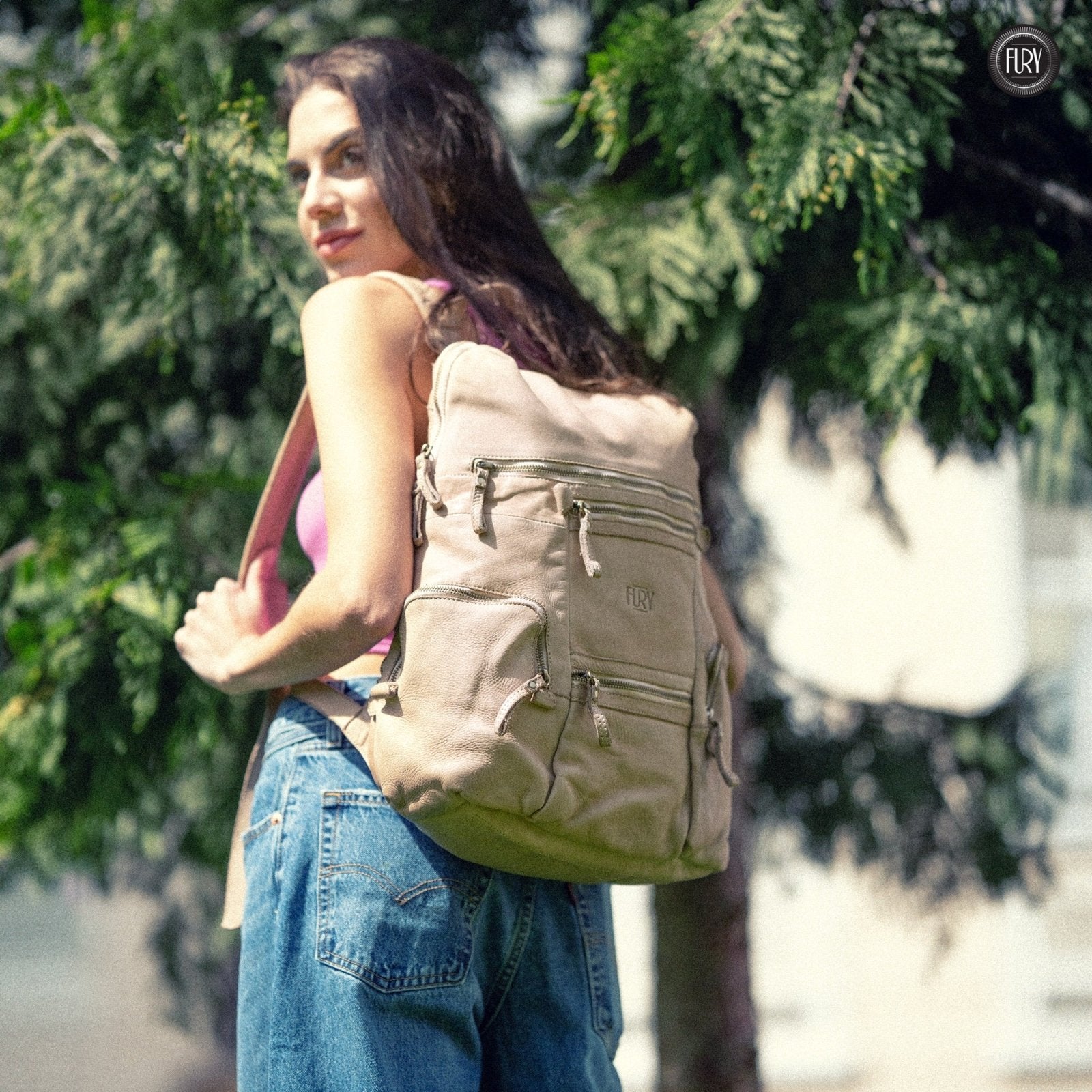 Zaino Brando in pelle - Fury