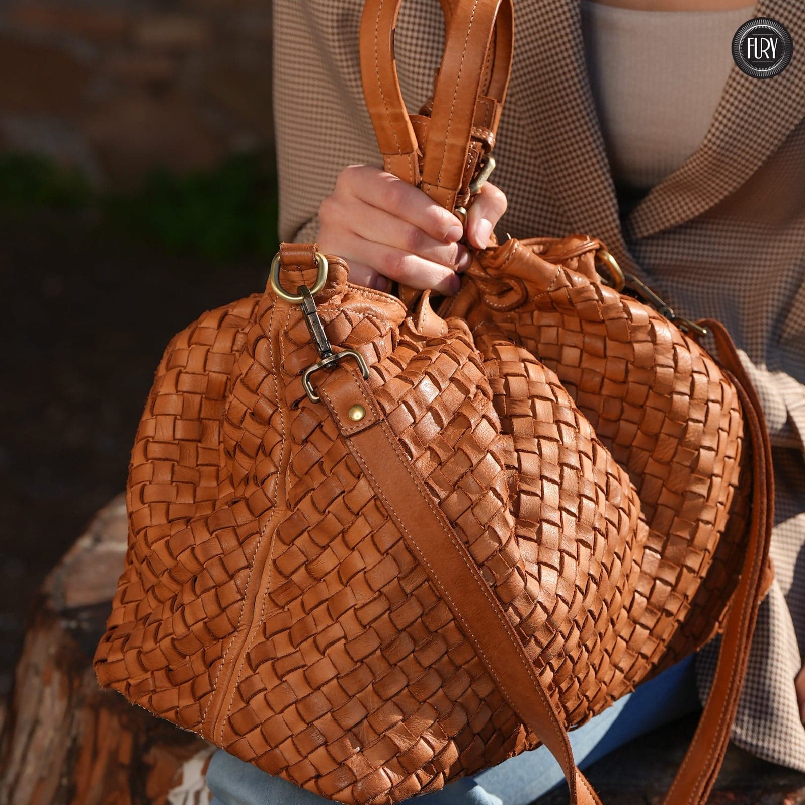 Borsa Caterina Maxi in pelle - Fury