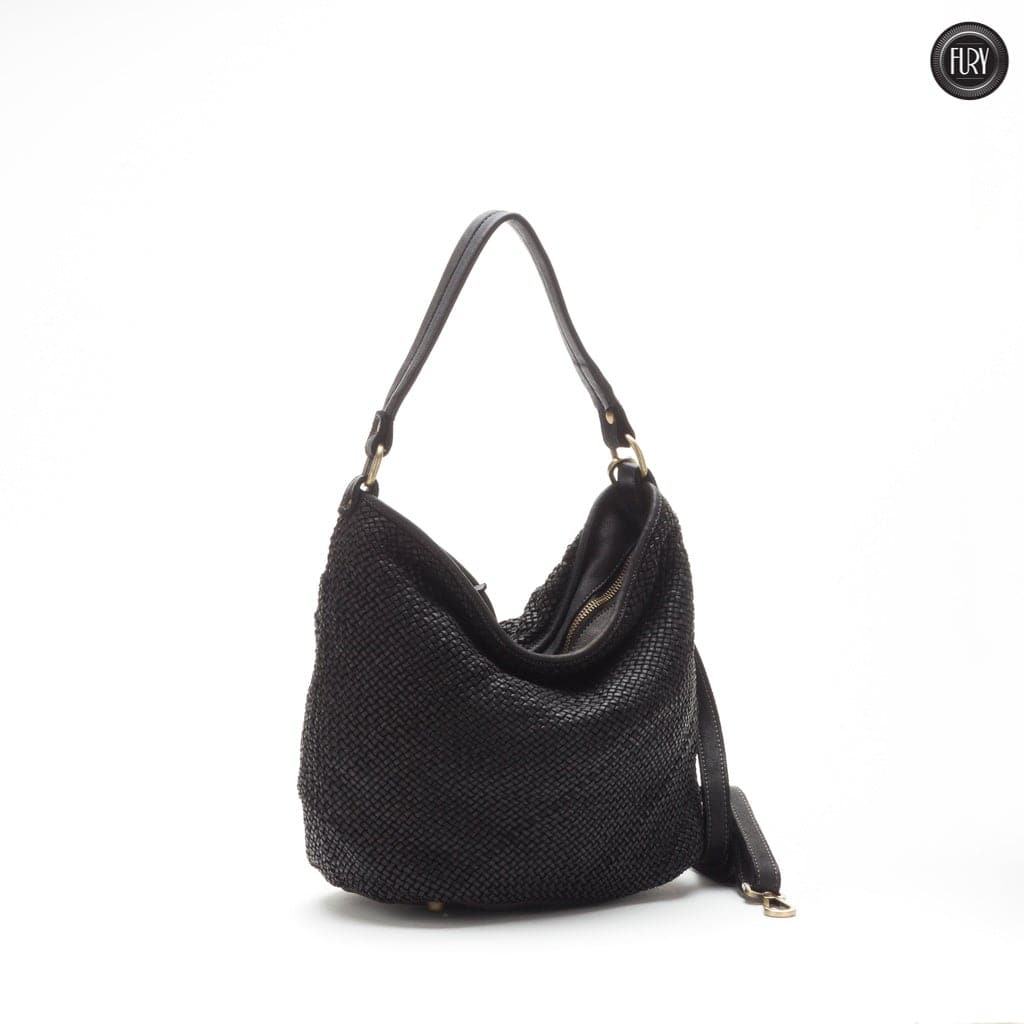 Borsa Linda in pelle intrecciata - Fury