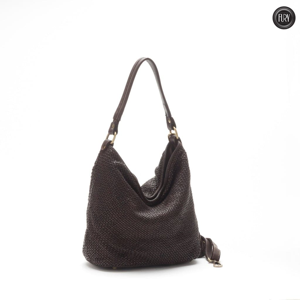 Borsa Linda in pelle intrecciata - Fury