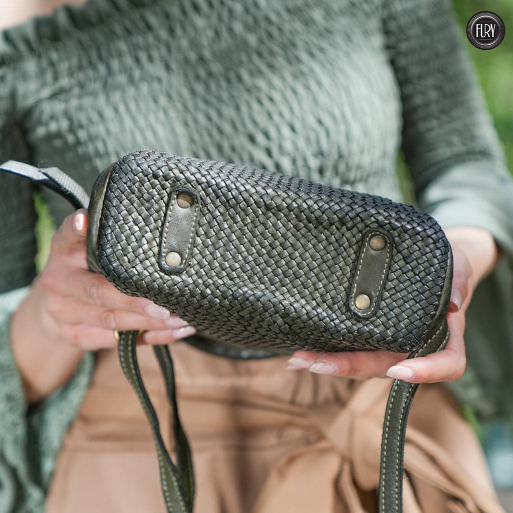 Borsetta Siena in pelle intrecciata - Fury