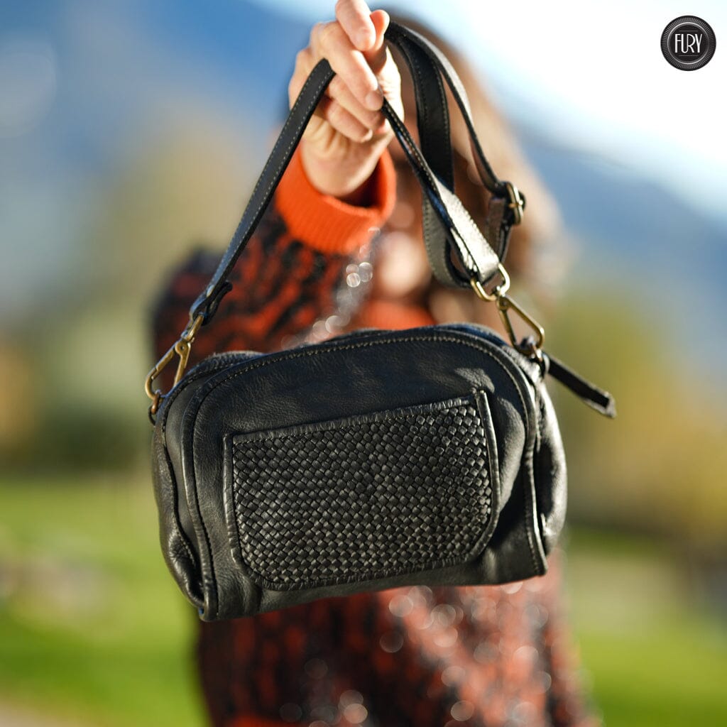 Borsetta Torino in pelle intrecciata - Fury